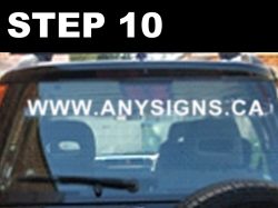 vinyl sticker application process step 10