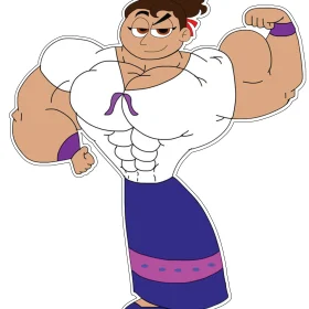 Encanto Strong Woman Luisa Vinyl Sticker