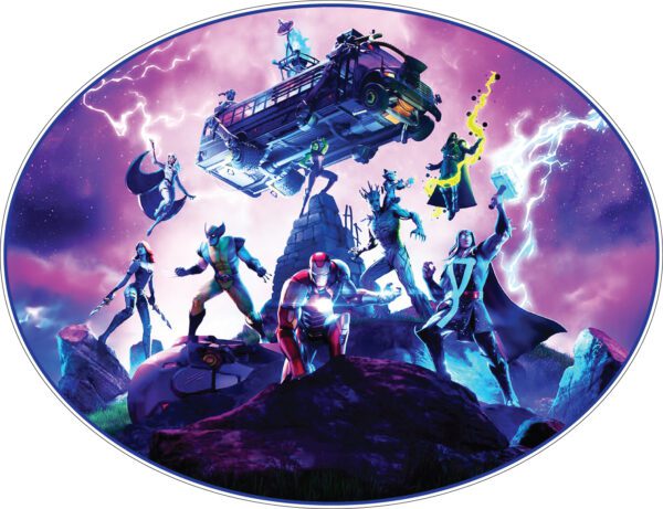 Fortnite Superheroes Marvel Avengers Movie Vinyl Sticker