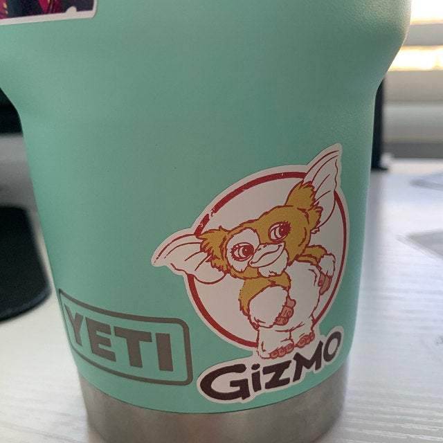 gizmo vinyl sticker decal coffee tea cup