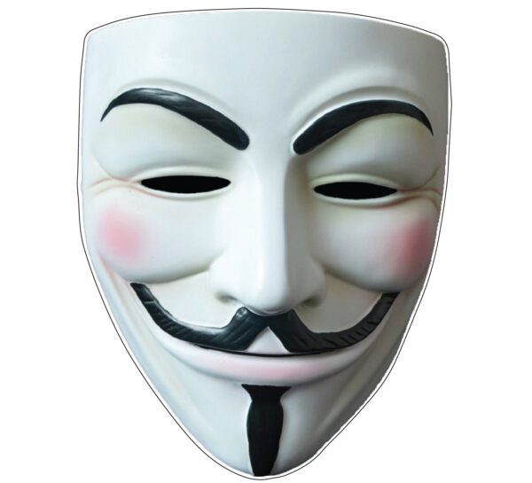 Guy Fawkes Mask V For Vendetta Anonymous Movements Activism And Rebellion Vinyl Sticker