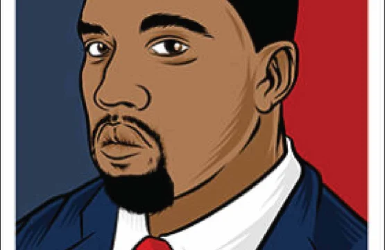kanye West For President vinyl sticker