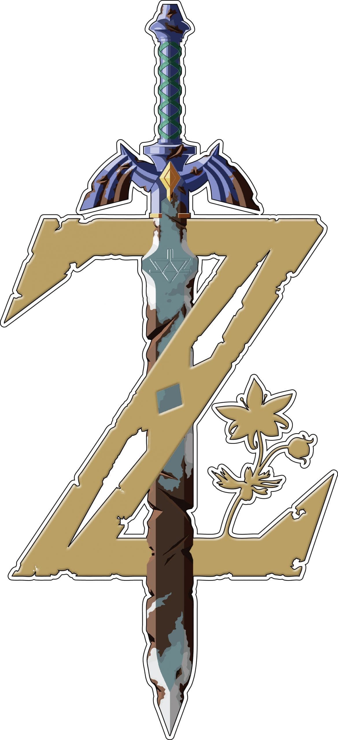 The Legend of Zelda: Breath of the Wild Vinyl Sticker - AG Design