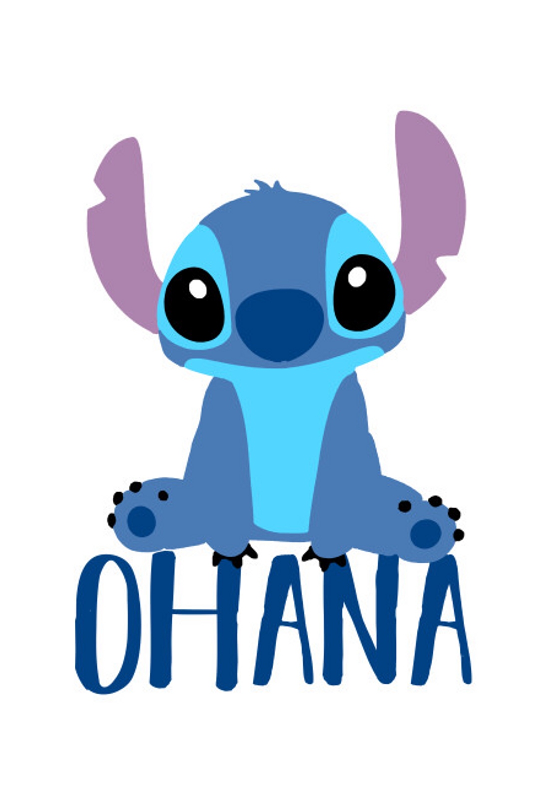 Lilo And Stitch Low Poly vinyl sticker printed vinyl decal - AG Design