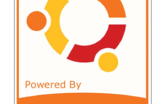 Linux Powered By Ubuntu Open Source Developer Programmer Geek Tech Operating System Logo vinyl sticker