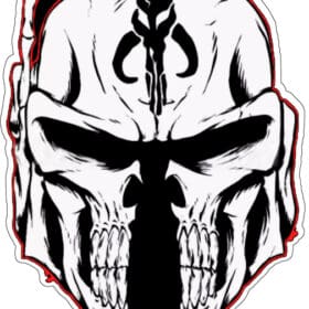 mandalorian skull helmet