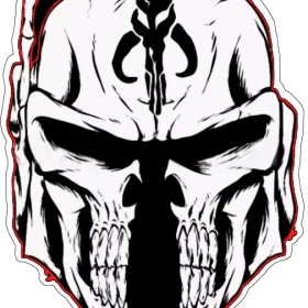 mandalorian skull helmet