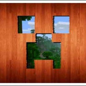 minecraft wooden creeper vinyl sticker