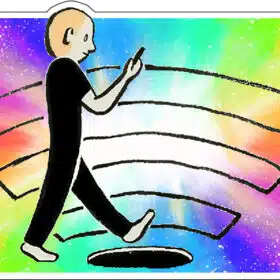 d Test Symbol Internet Gaming Disorder Social Media Madness Online Life Affects Mental Health Mobile Phone Addiction Psychiatric Symptoms Modern World Disease Cyber Life Digital Culture Tech Dependency vinyl sticker