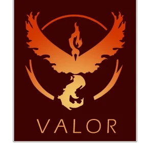 Pokemon Valor vinyl sticker