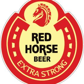 Red Horse Beer Extra Strong Classic Retro Logo Bar Decor Gift For Alcohol Lovers Brewery Brand vinyl sticker