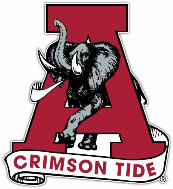 Alabama Crimson Tide NCAA College Football Logo Southeastern Conference Sports Tradition vinyl sticker