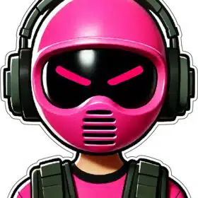 Squid Game Pink Masked Guard Korean Survival Challenge Of Life And Death Netflix Trendy K Drama Thriller Limited Edition vinyl sticker