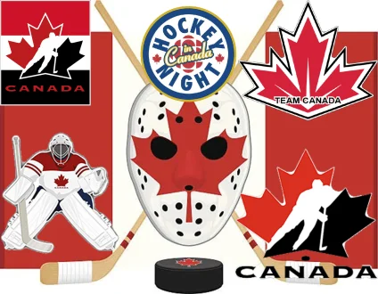 We Print Canada Hockey Team Vinyl Stickers @ AnySigns.ca