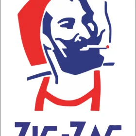 zigzag vinyl sticker